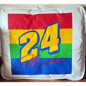 Vintage Nascar Stadium Seat Cushion Pillow Jeff Gordon #24 1998 See Pictures